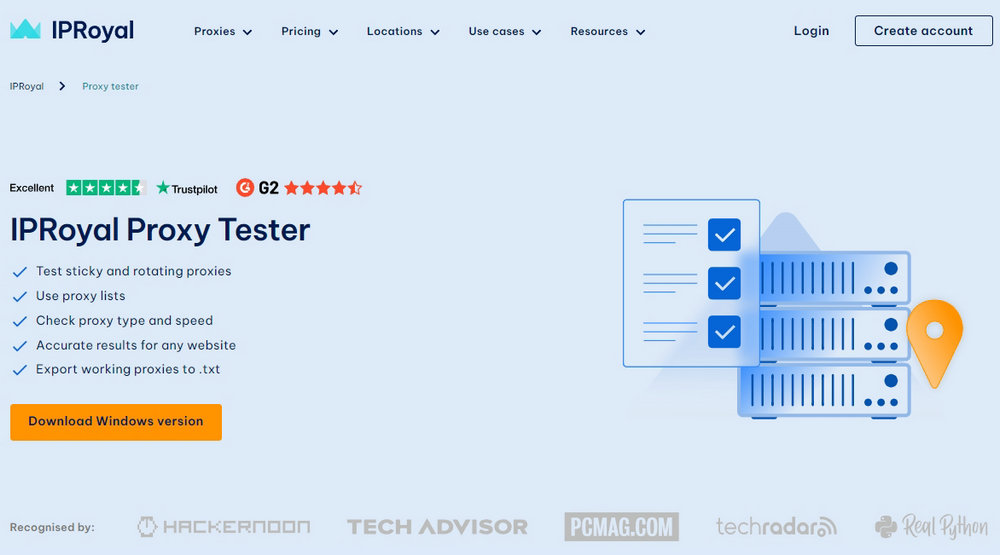 IPRoyal 代理测试器