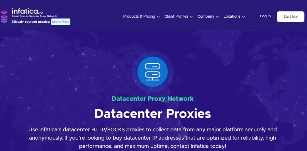 Infatica Datacenter Proxies