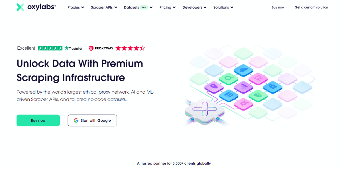 Oxylabs 主页