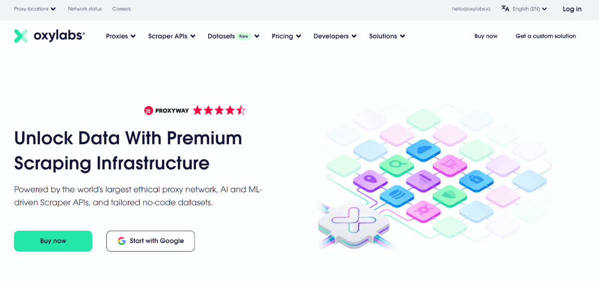 Oxylabs 网站