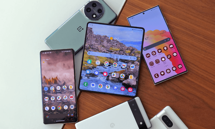 若干 Android 设备